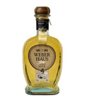 Garrafa de Cachaça Weber Haus Premium Gold 4 Anos 750ml, envelhecida em carvalho francês e amplamente premiada.