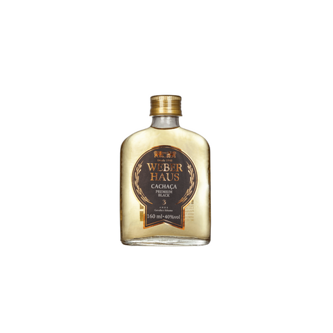 Cachaça Weber Haus Premium 3 anos Black 160ml