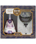 Kit Gin Pink WH48 com Taça, contendo uma garrafa de Gin WH48 Pink de 750ml e uma taça de gin tônica de 600ml, perfeito para degustações sofisticadas.